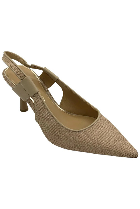 Donald Pliner Shoes - Donald Pliner Women's Elliemay Slingback Pumps Sand Raffia - Medium